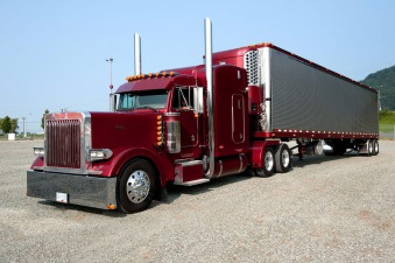 2008 Peterbilt, truck, pete, big rig, semi, HD wallpaper