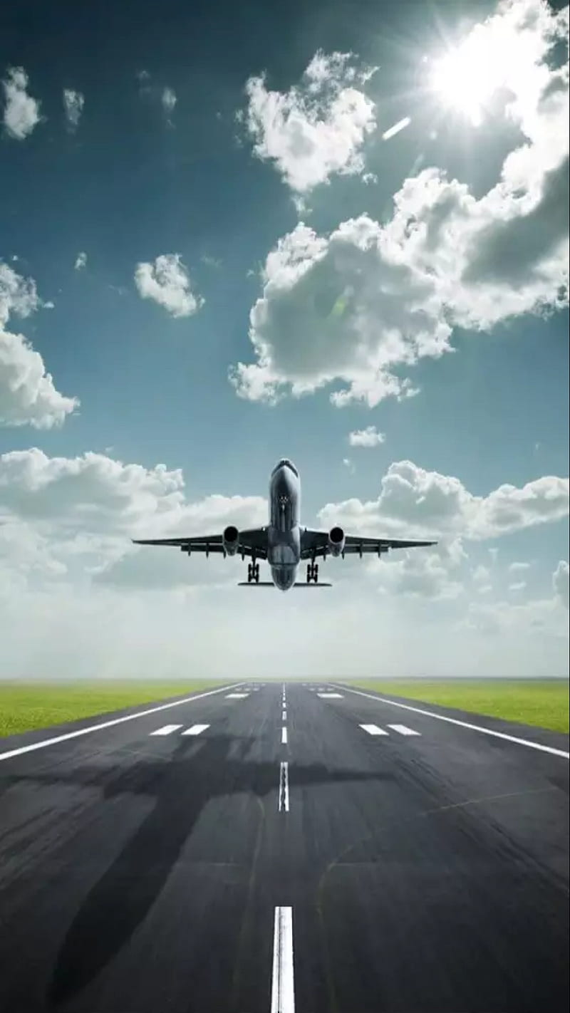 Runway, airplane, HD phone wallpaper | Peakpx