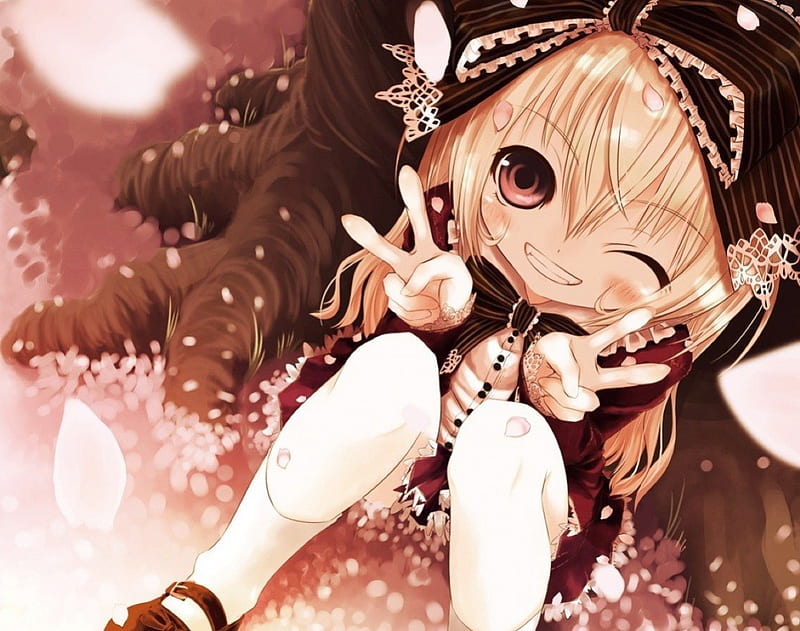 Cute Little Girl c:, Cute, cute little girl, adorable, anime girl, adorable  anime, HD wallpaper | Peakpx