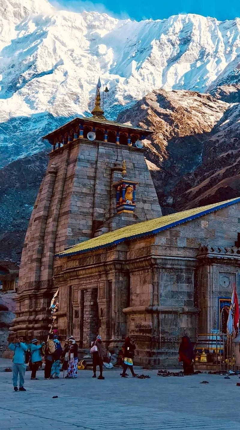 Kedarnath Mahadev Temple, shiv shankar, mahadev temple, HD phone ...