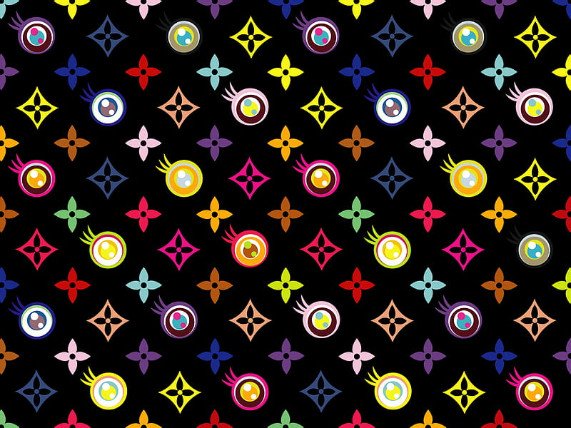 Download Eye-catching fashion pattern of Louis Vuitton Wallpaper