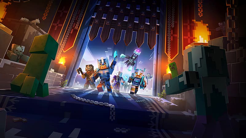 Video Game, Minecraft: Dungeons, HD wallpaper