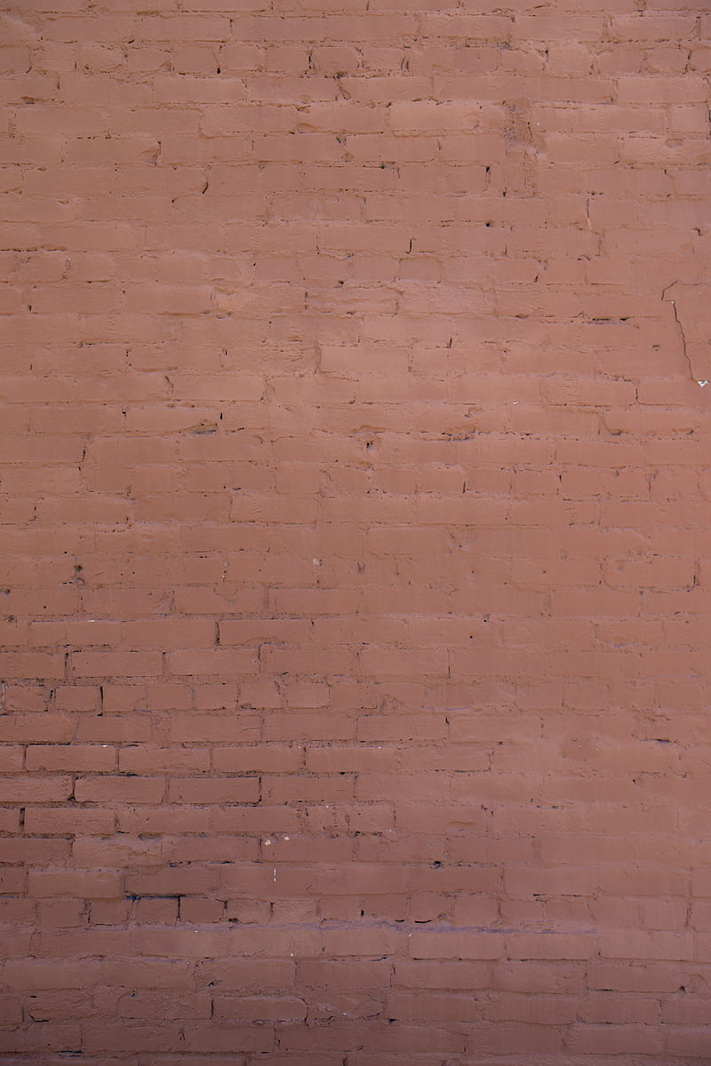 wall, brick, brown, paints, texture, HD phone wallpaper