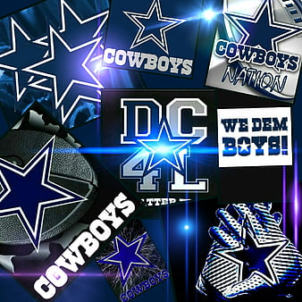 HD   Dc Collection Blue Dallas Cowboys Dc4l Football Silver Star Thumbnail 