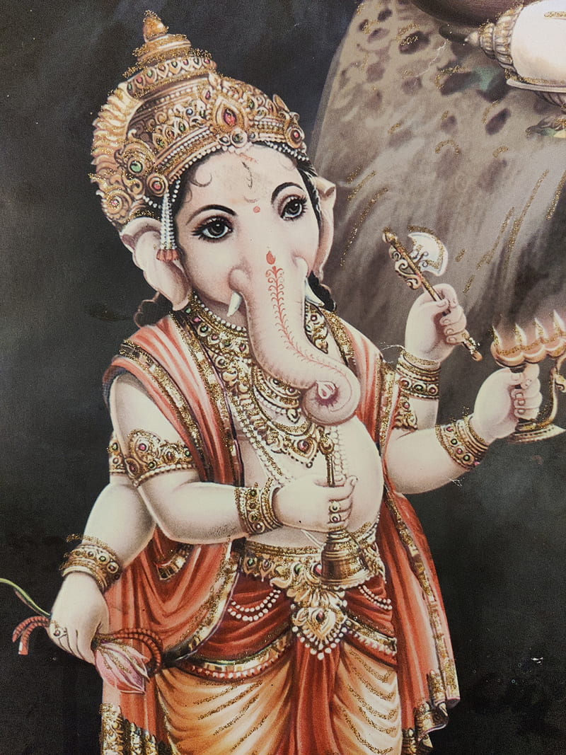 Ganesh ji, ganesha, HD phone wallpaper