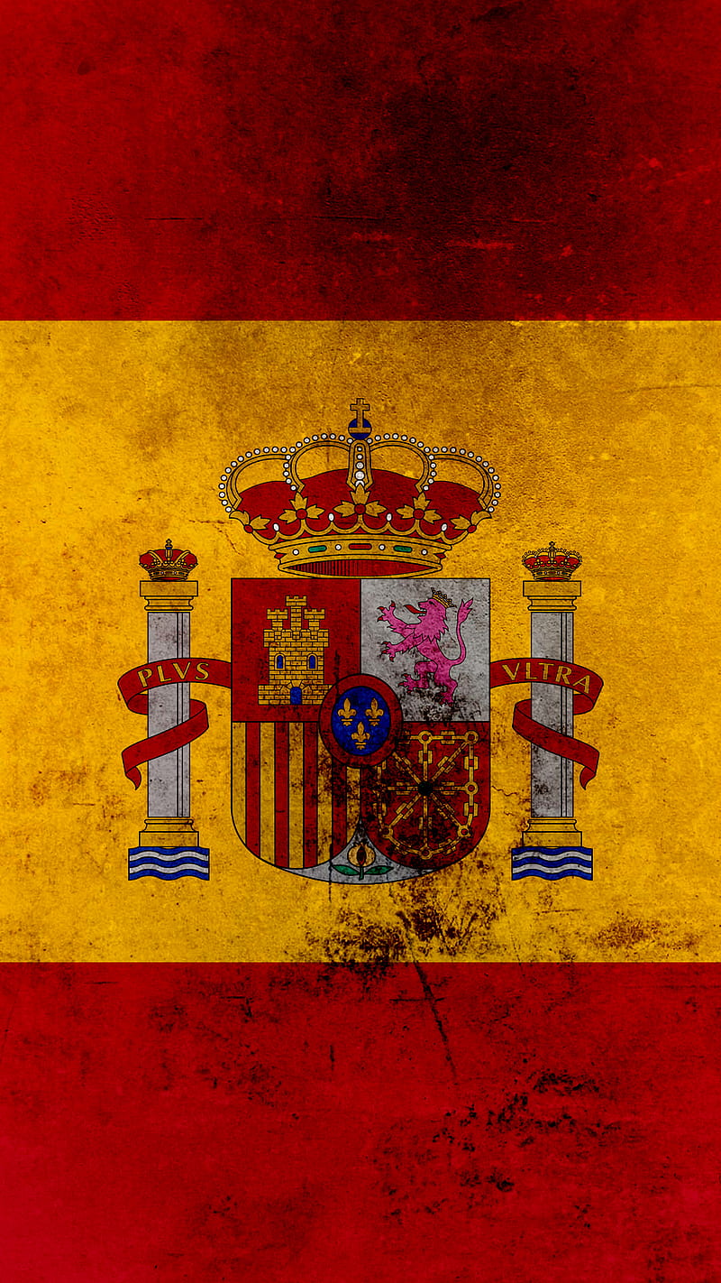 Flag of Spain, flag, flag, grunge, spain, HD phone wallpaper