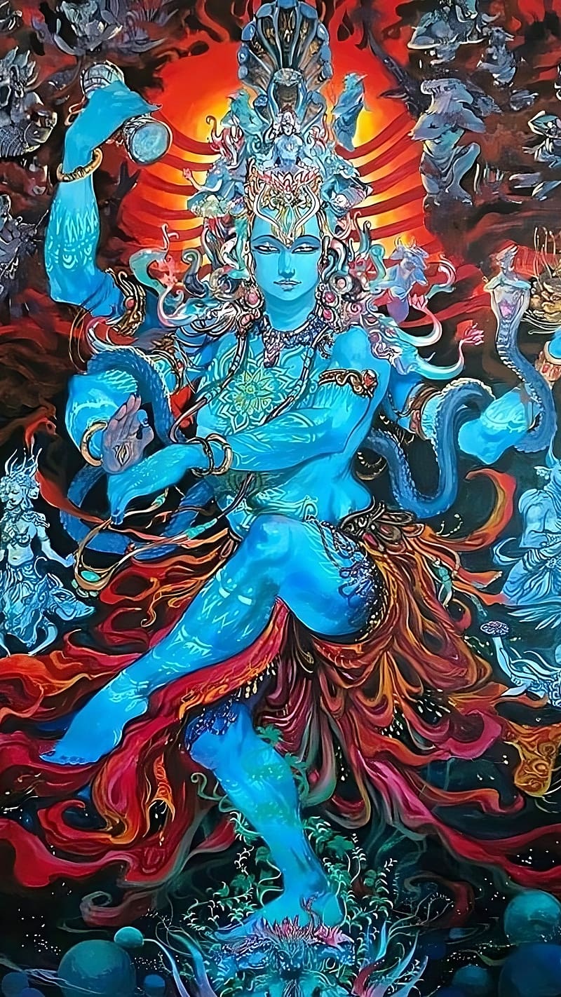 New Mahakal, art, lord, god, HD phone wallpaper