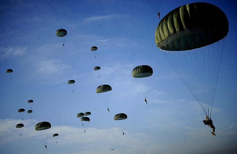 82nd Airborne, us marines, marines, paratroopers, HD wallpaper