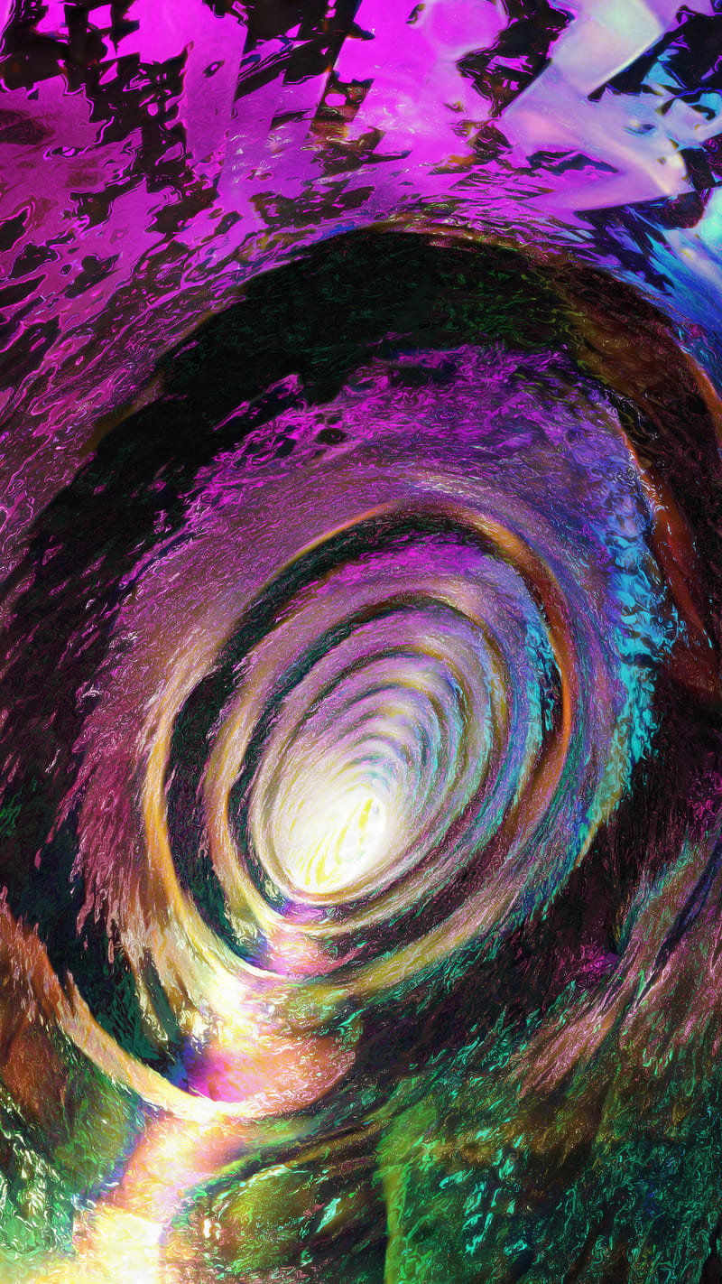 Worm hole cosmic , colorful, abstract, background, HD phone wallpaper