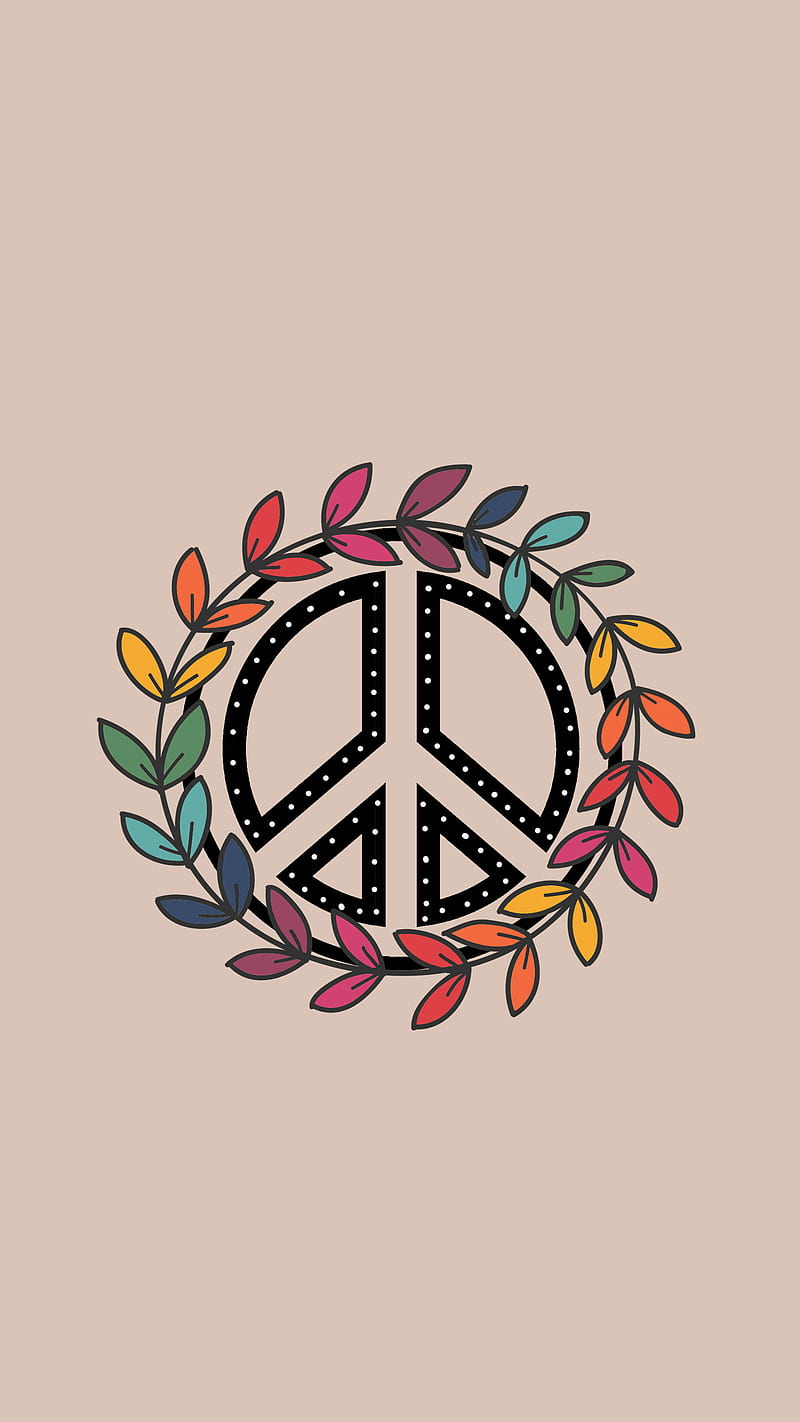Peace sign rainbow, Hippie, boho, colors, dom, love, pastel, pop art, soul,  spirit, HD phone wallpaper | Peakpx