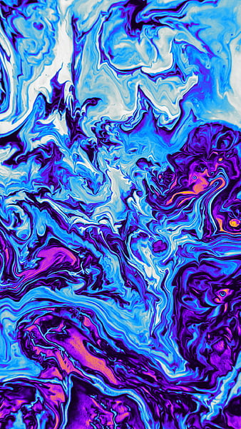 Abstract Blue Purple, Acrylic, bonito, Colorful, Colors, Fluid, psicodelia, trippy, HD phone wallpaper