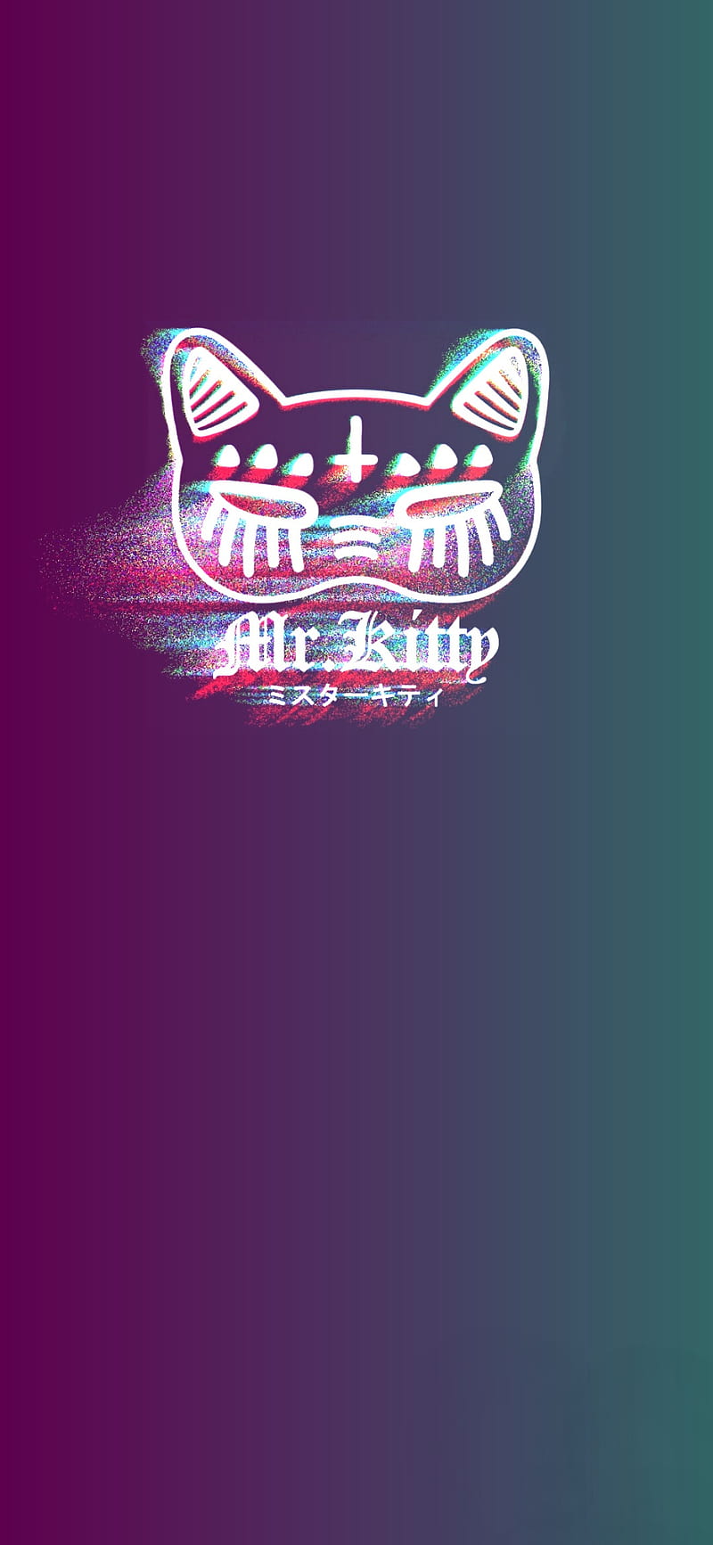 Mr. Kitty, Mr, Dark, Synthwave, Darkwave, HD phone wallpaper