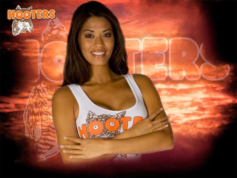 Hooters Girl, hooters, sexy, girl, HD wallpaper