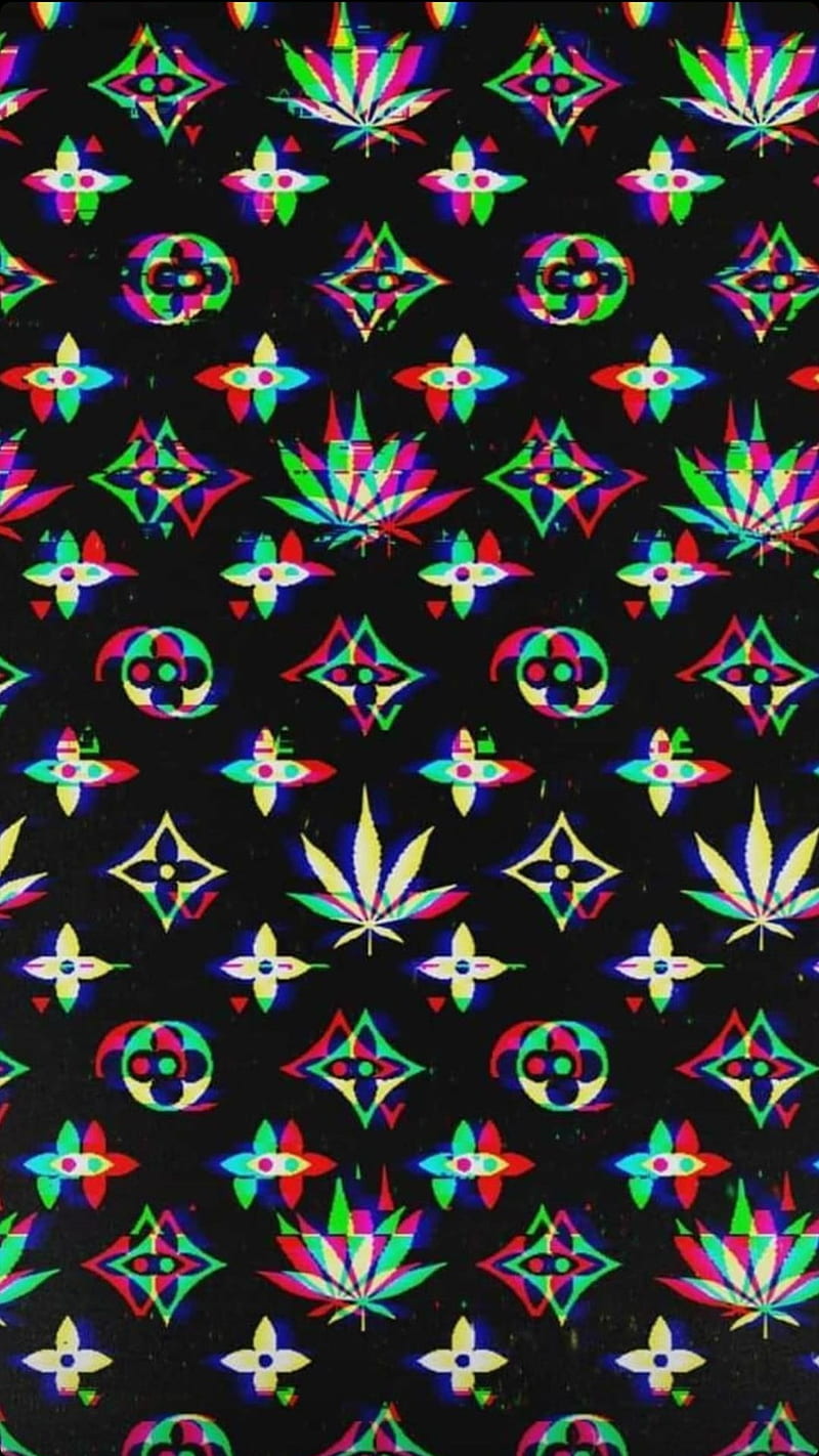 Trippy Glitch, dark, high, marijuana, HD phone wallpaper | Peakpx