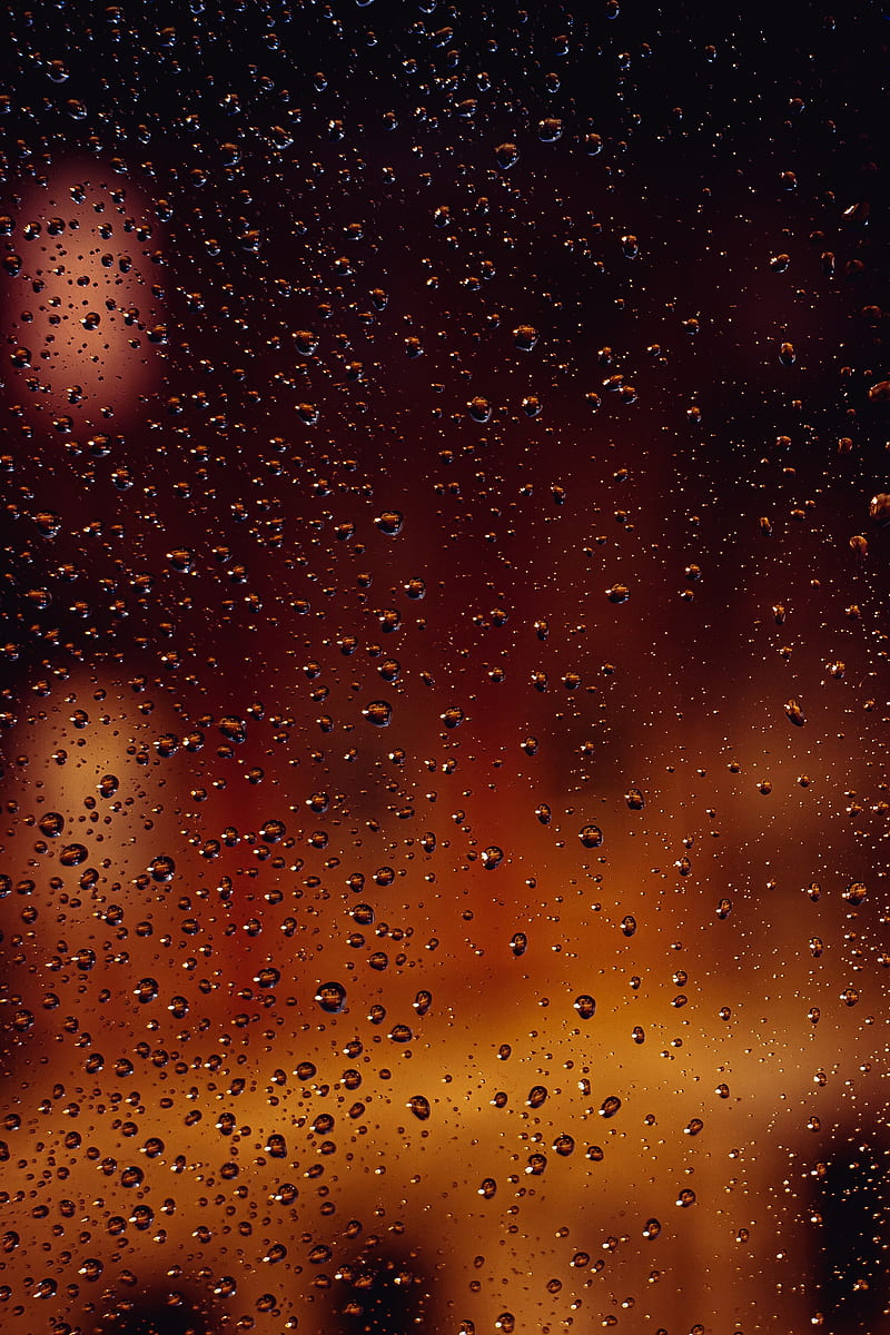 drops, glass, blur, gradient, HD phone wallpaper