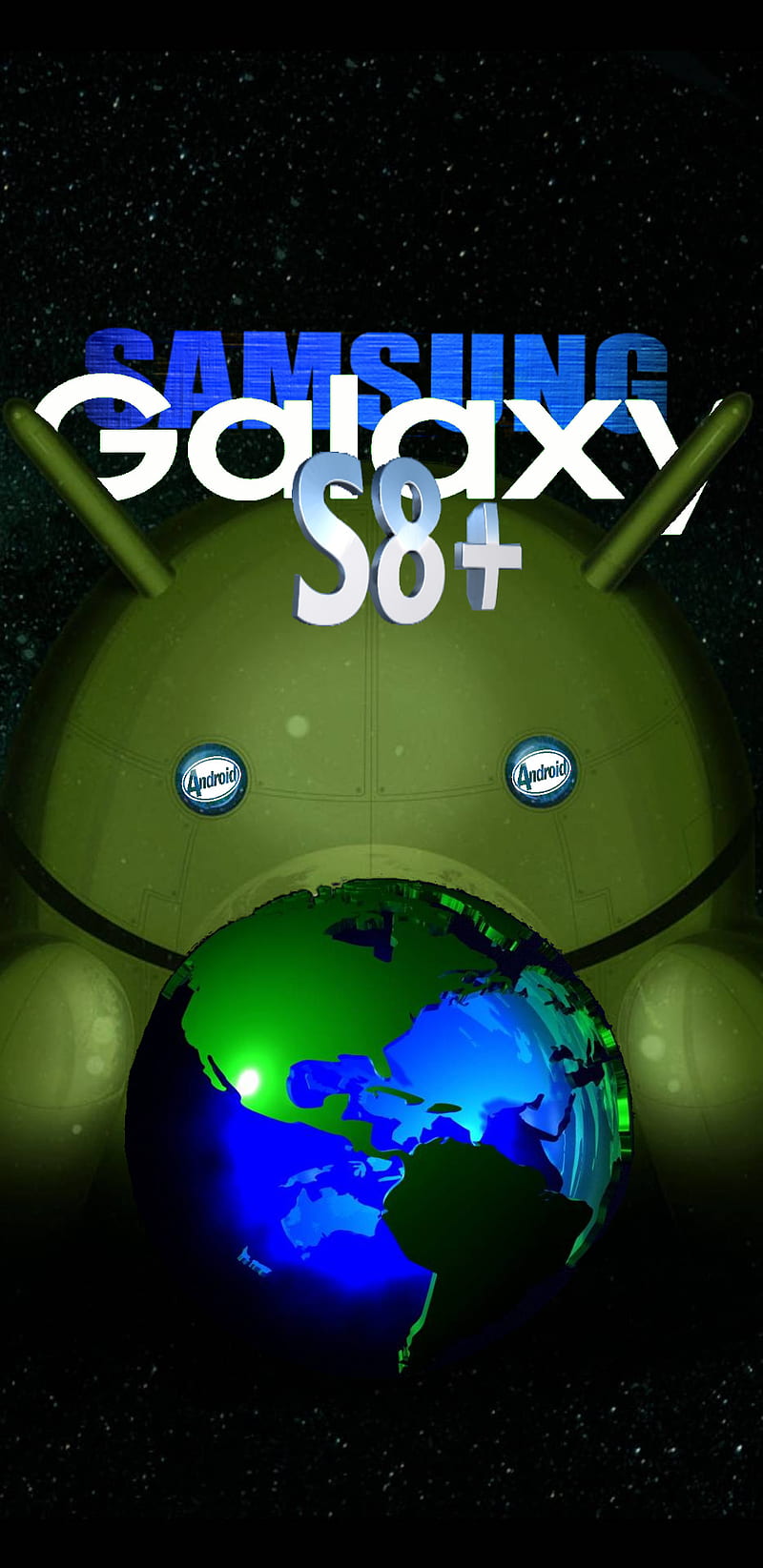 Galaxy S8 plus earth, android, globe, s8 plus, samsung, world, HD phone wallpaper