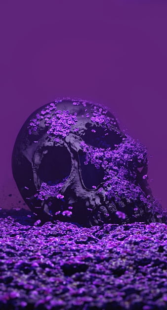 skull hand purple wallpapers by supersadist Wallpaper Download  MobCup