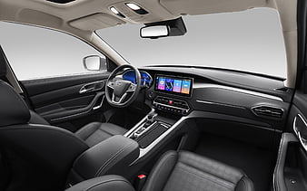 JAC Jiayue X7, interior, 2020 cars, SUVs, dashboard, 2020 JAC Jiayue X7, chinese cars, JAC, HD wallpaper