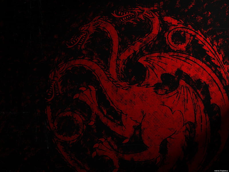 House Targaryen, Dragon, Game of Thrones, Daeneys Targaryen, HD wallpaper