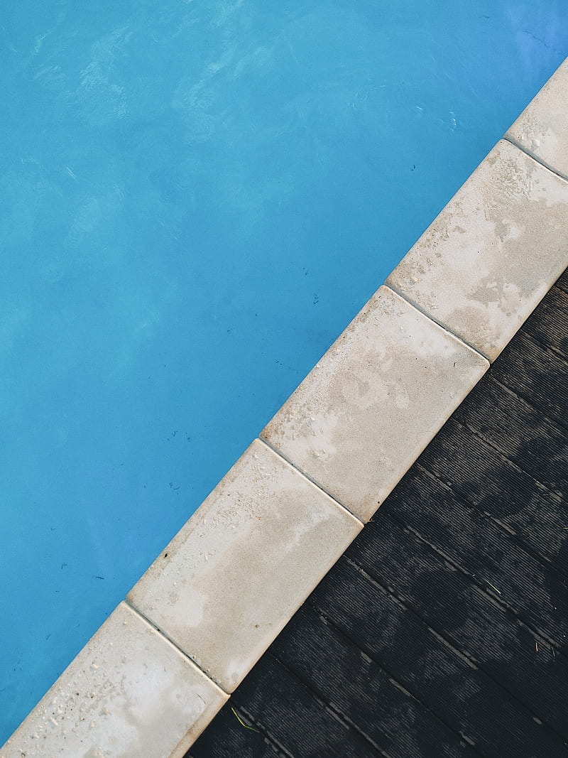 pool, top view, bricks, pattern, Others, HD phone wallpaper