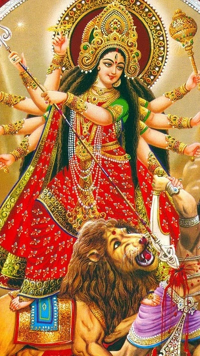 Durga Ji Ka , mata rani, lord, god, HD phone wallpaper