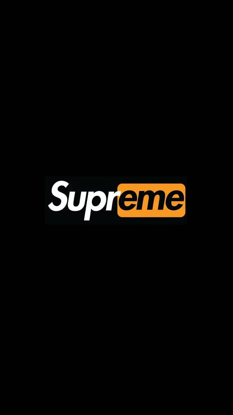 Supreme black logo online