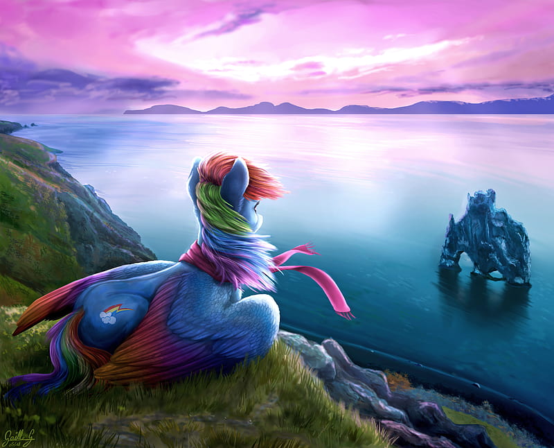 My Little Pony Far Away Land , pony, artist, artwork, digital-art, HD wallpaper