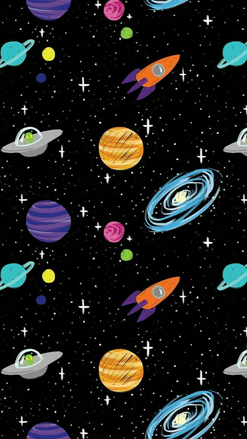 Universe, planets, planets, universe, HD phone wallpaper