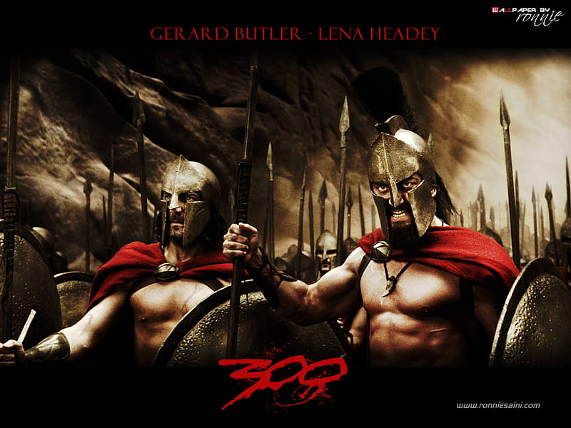 Leonidas and his partner, movie, spartans, sparta, 300, leonidas, HD wallpaper