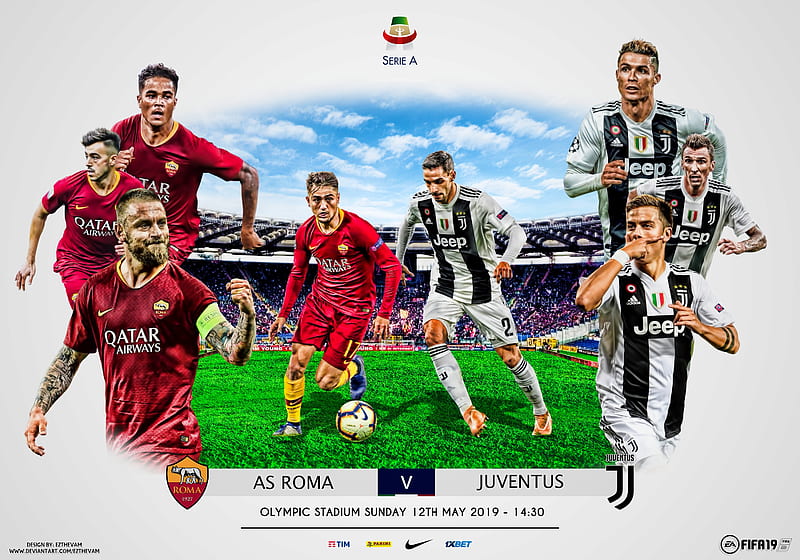 AS Roma vs Juventus FC, serie a, soccer, juve, juventus, roma, paulo ...
