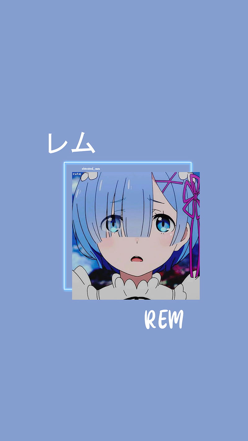 Rem Re zero, anime, anime, HD phone wallpaper