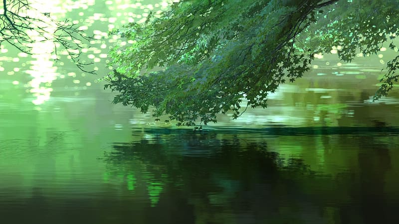 Anime, Pond, The Garden Of Words, HD wallpaper