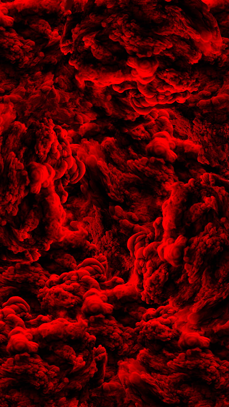 Red, smoke red colorful red color, Şahin, HD phone wallpaper