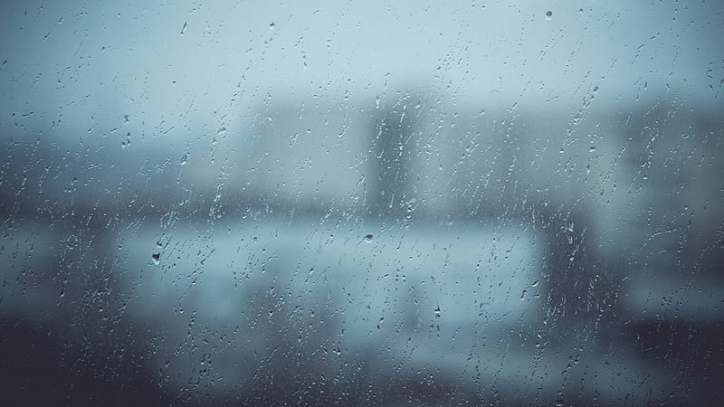 raining, window, water drops, Others, HD wallpaper