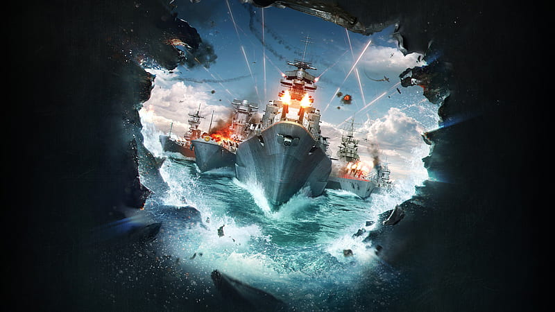 World of Warships poster, WoWS, HD wallpaper