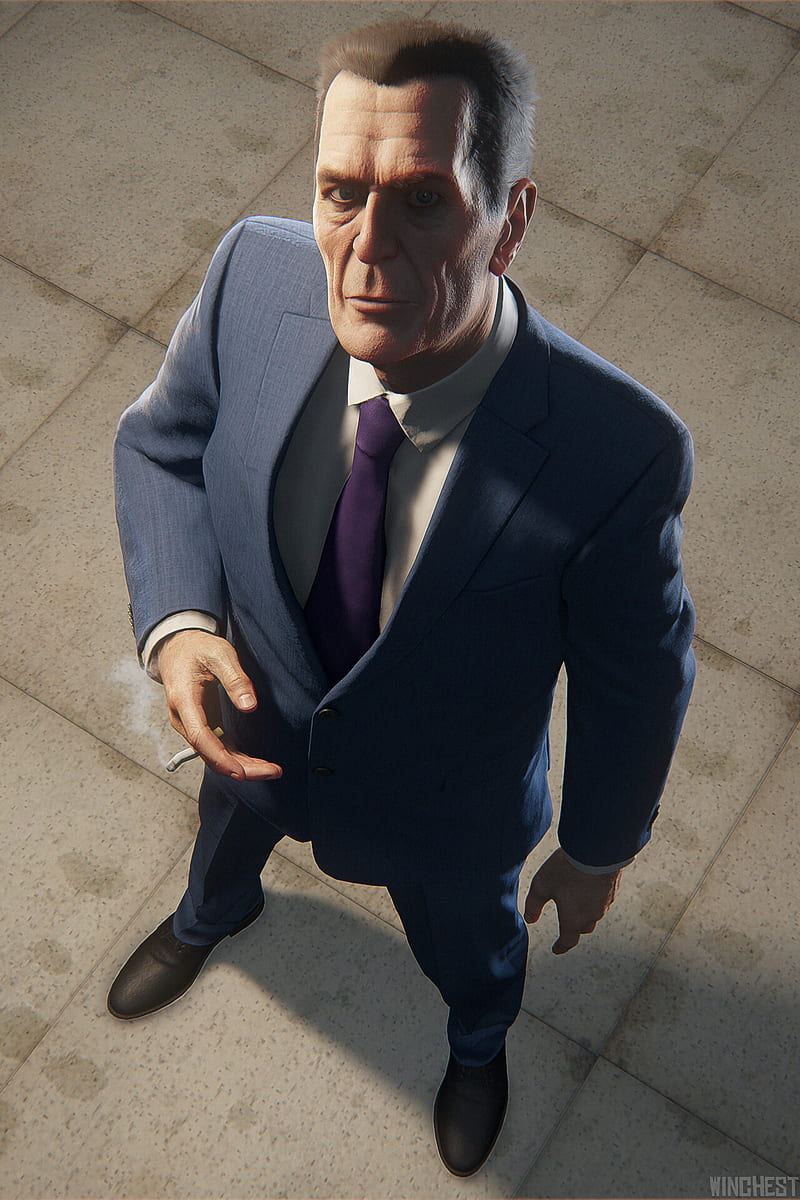 Gman from half-life hd