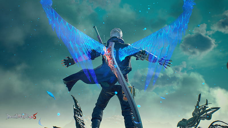 Nero Devil May Cry 5 Anime Art 4K Wallpaper #28