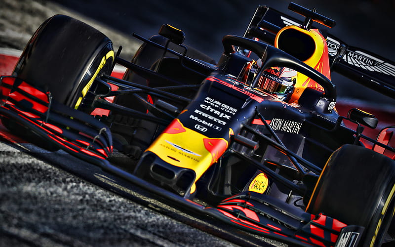Max Verstappen, Red Bull RB15, raceway, 2019 F1 cars, Formula 1, Aston Martin Red Bull Racing, F1 2019, new RB15, F1, Red Bull Racing 2019, F1 cars, Red Bull Racing-Honda, HD wallpaper