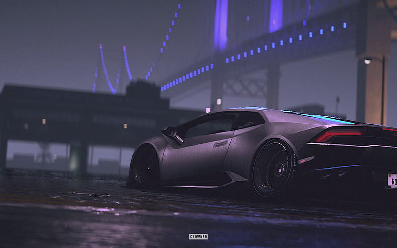Need For Speed Payback, Lamborghini Huracan, 2017 games, NFSP, autosimulator, Need For Speed, HD wallpaper