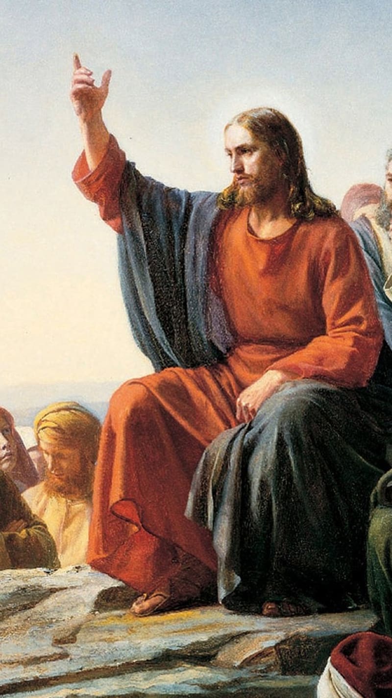 Jesus Christ , Sermon on the Mount of Jesus, lord, god, HD phone wallpaper
