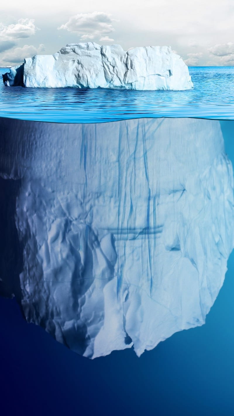 Glacier, ice, cold, water, artic, ocean, sea, iceberg, pretty, scene, HD phone wallpaper