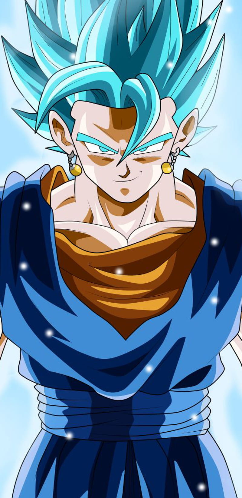 Goku ssj blue, anime, ball, dragon super, HD phone wallpaper