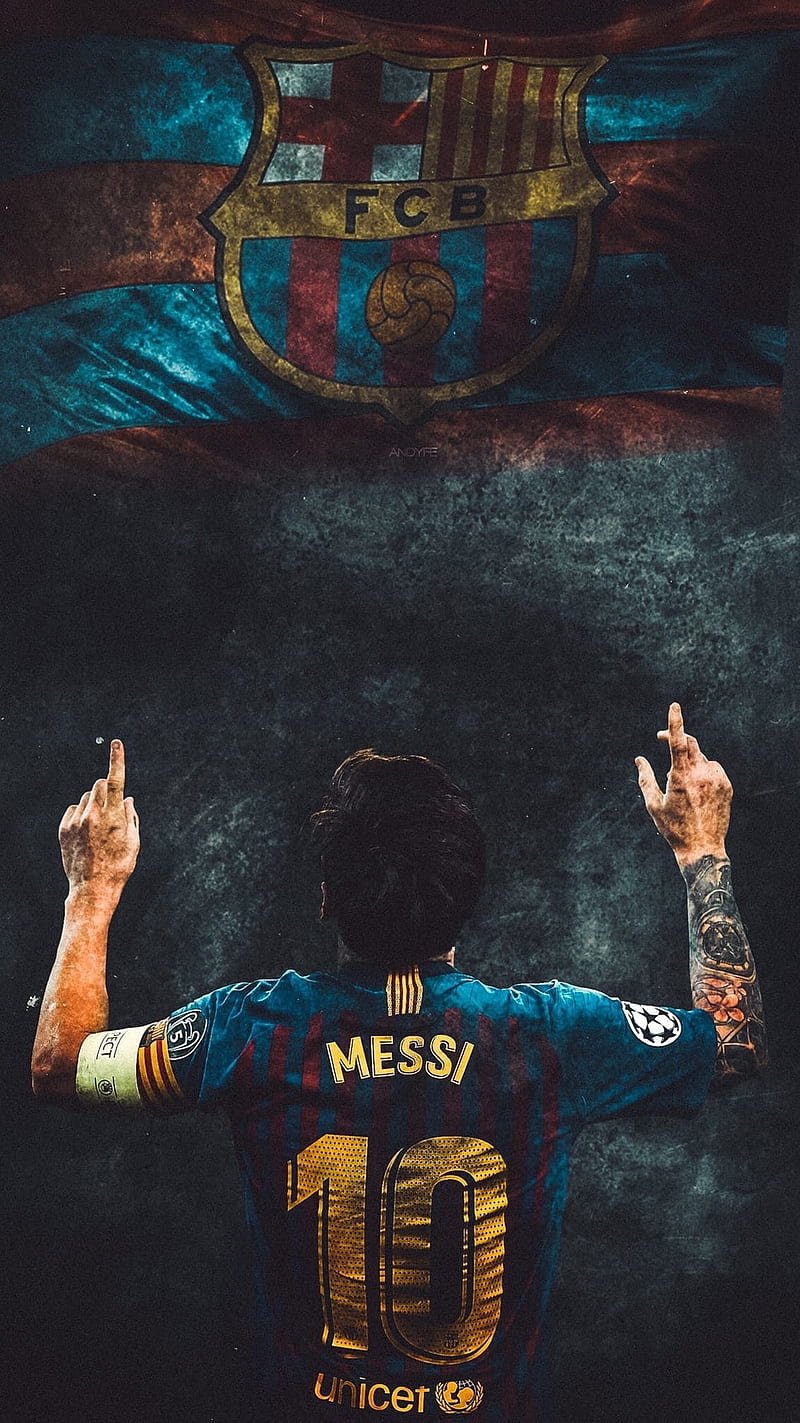 Leo Messi, fc barcelona, 10, leo, messi , red, blue, football, HD phone wallpaper