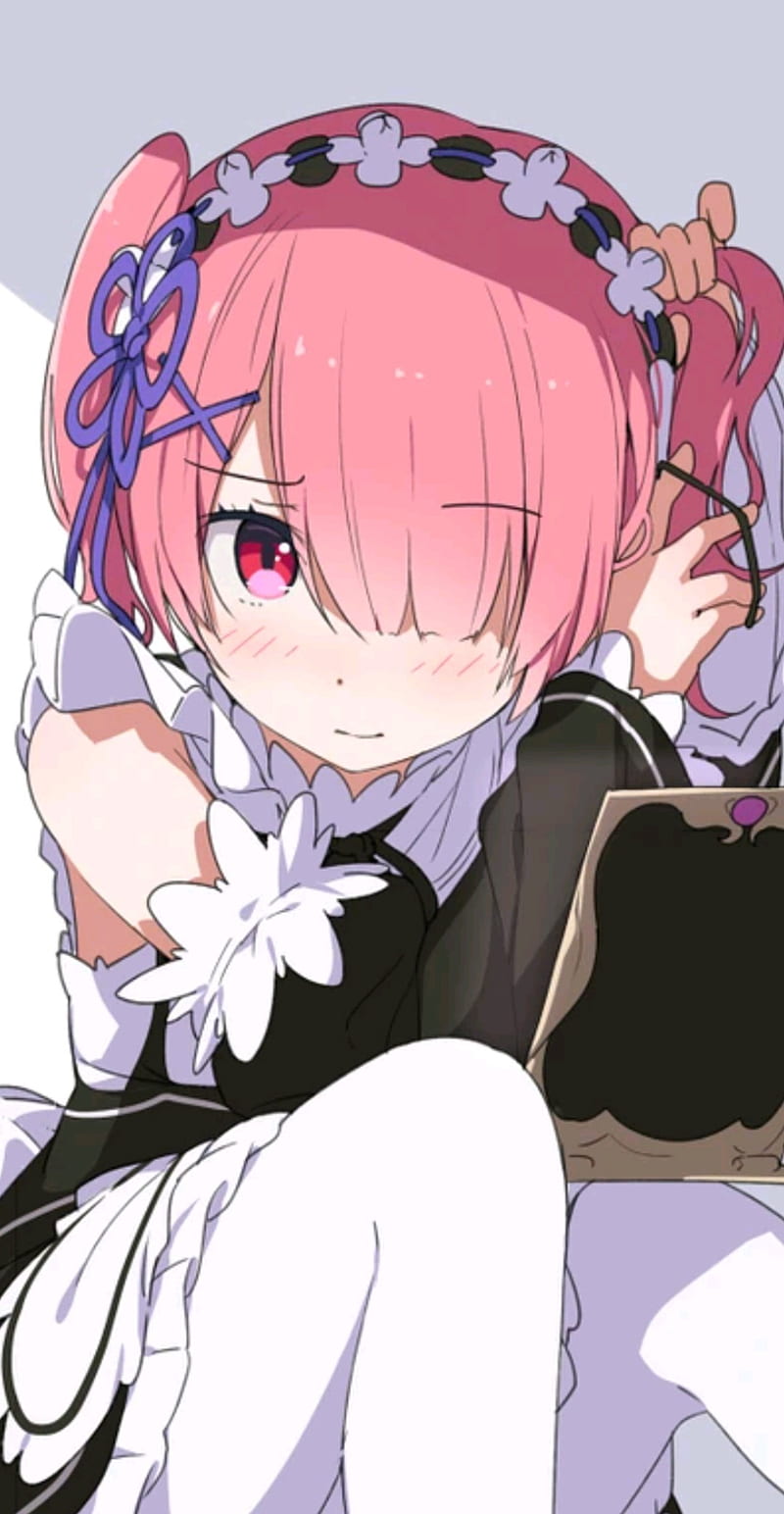 Re Zero Ram Facial Expression Pink Anime Girl Maid Anime Re Zero Hd Mobile Wallpaper Peakpx
