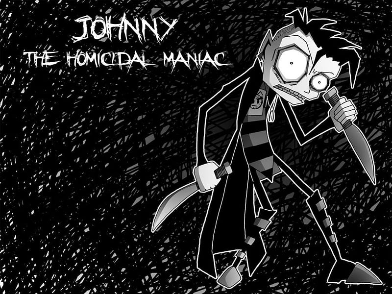 JOHNNY THE HOMICIDAL MANIAC, goth, anime, HD wallpaper | Peakpx