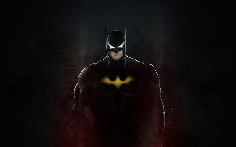 Batman Moody, batman, superheroes, portrait, artwork, arstation, HD wallpaper
