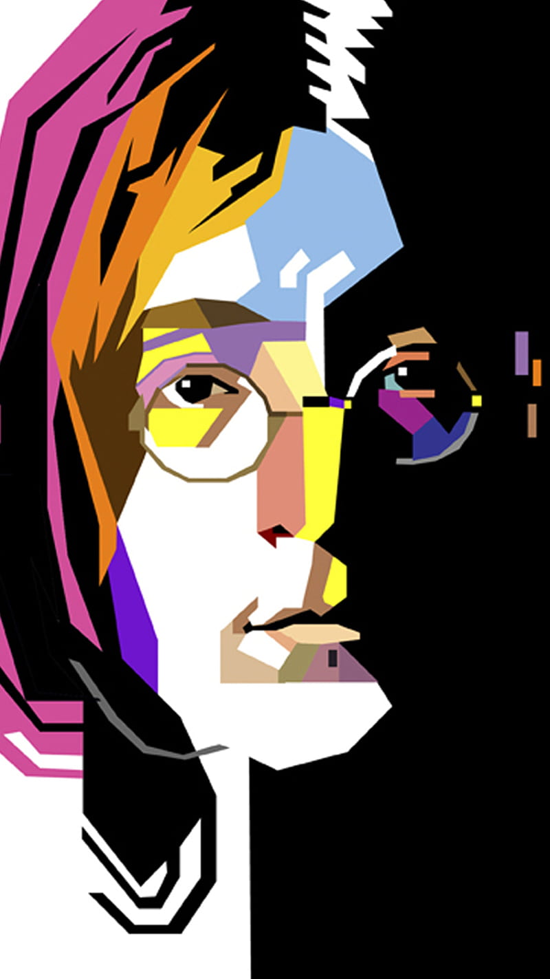 John Lennon, beatles, lenon, pop art, HD phone wallpaper