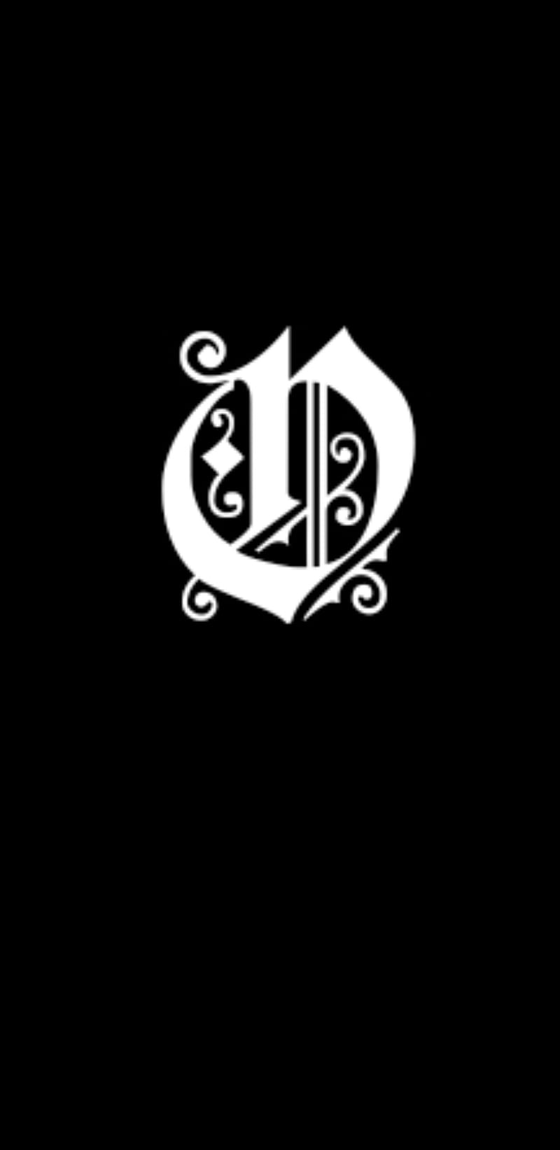 letter o, old english, albhabets, letters, black, white, HD phone wallpaper