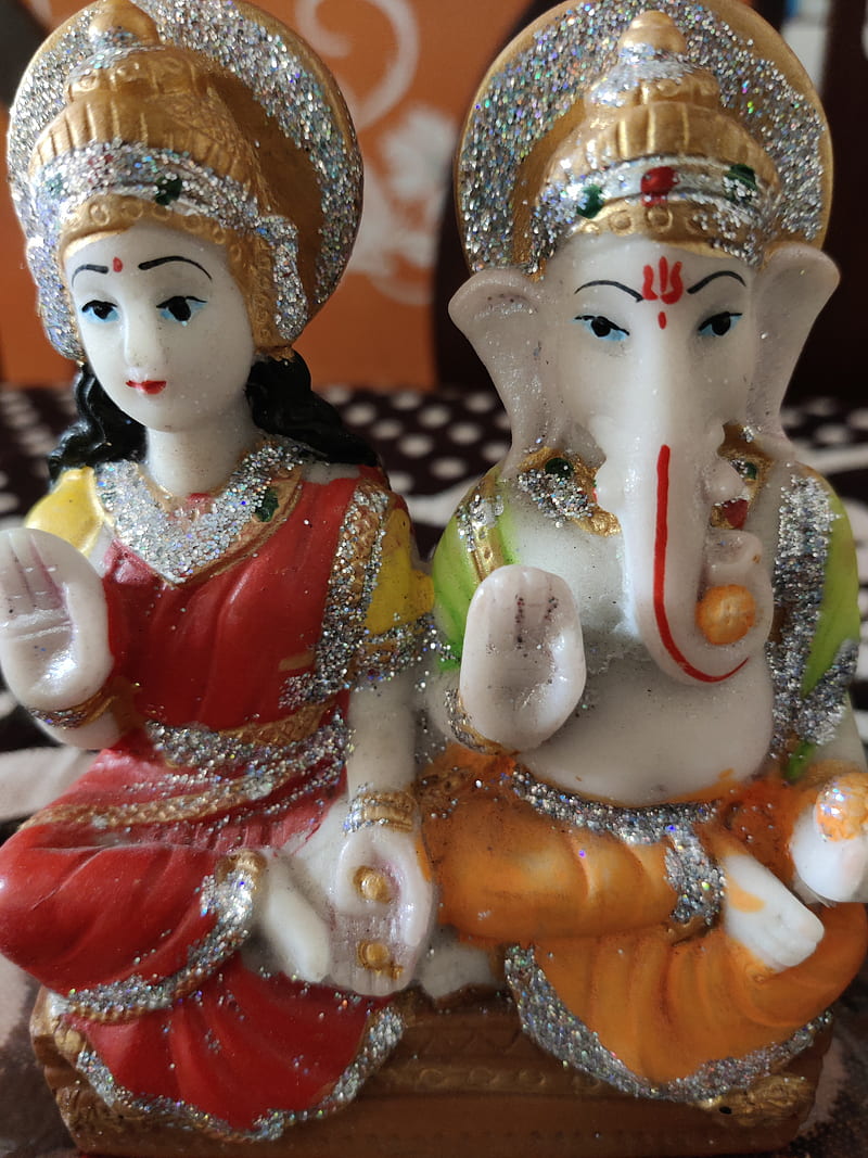 Ganesh lakshmi, lakshmi ji, HD phone wallpaper | Peakpx