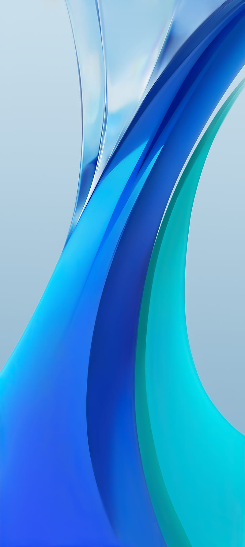 IQOO Z3, aqua, electric blue, HD phone wallpaper